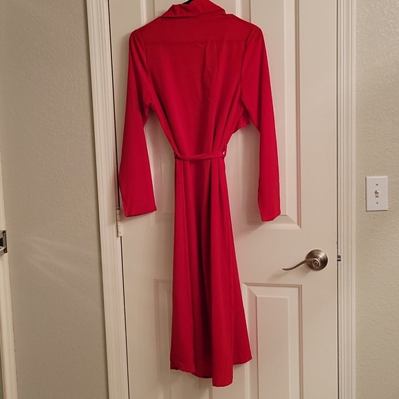 Long Red Coverup - Picture 3 of 3